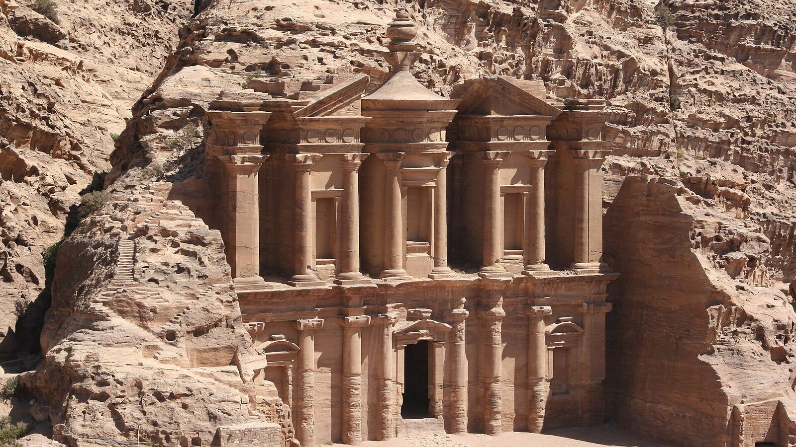 Het Klooster (Ad-Deir) in Petra, Jordanië